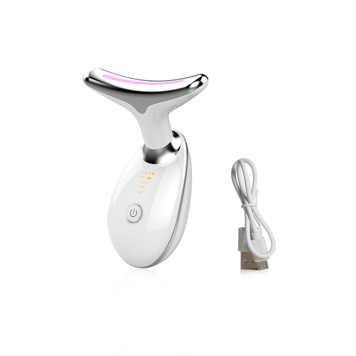 Facial Massager EMS Facial Microcurrent Anti-aging Facial Massager Red Light Therapy Skin Tightening Neck Face Lifting Massager