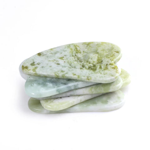 Natural Jade Guasha Scraper Face Massage Skincare Skin Scraping Gua Sha Scraper Face Beauty Body Slim anti Wrinkles Massager