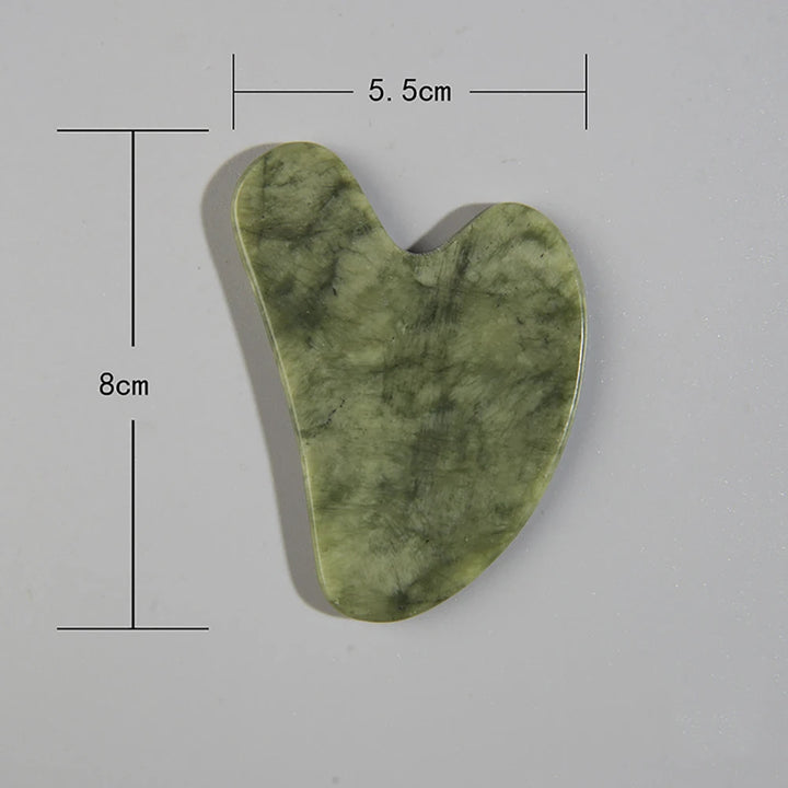 Natural Jade Guasha Scraper Face Massage Skincare Skin Scraping Gua Sha Scraper Face Beauty Body Slim anti Wrinkles Massager