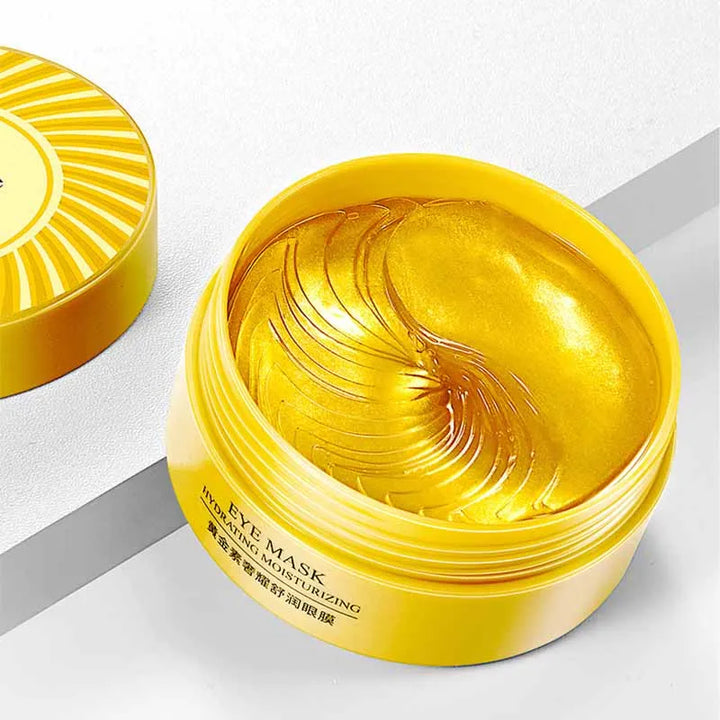 60pcs AstheticHeaven BIOAQUA Collagen Eye Mask, Moisturizing Firming Anti Dark Circles Eyes Care